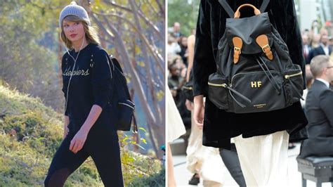 taylor swift Burberry backpack